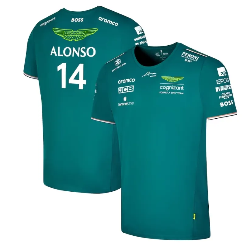 T-shirt Équipe Aston Martin Aramco Cognizant F1 2023 - Fernando Alonso