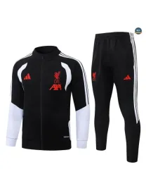 Soldes Veste Survetement Foot Liverpool 2026/27 Noir
