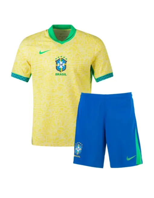 Brazil Home 2024 Junior Kit