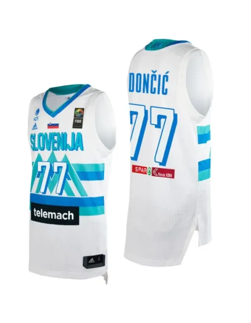 Luka Doncic Slovenia 2021 Games Olympic - White
