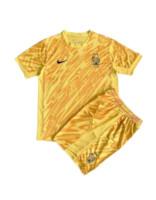Jersey France Goalkeeper 2024 Junior Kit