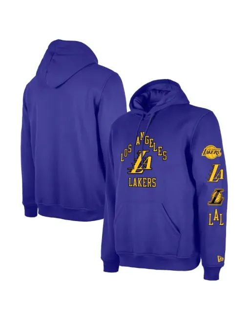 Sweatshirt hooded Los Angeles Lakers 2024 - City