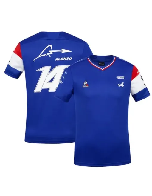 T-Shirt Team Alpine F1 Team 2022 - Fernando Alonso