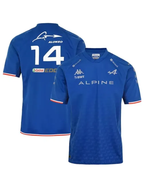 T-Shirt Team Alpine F1 Team 2022 - Fernando Alonso