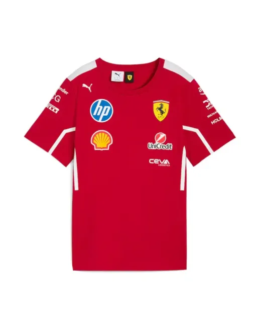 T-Shirt Team Scuderia Ferrari 2025