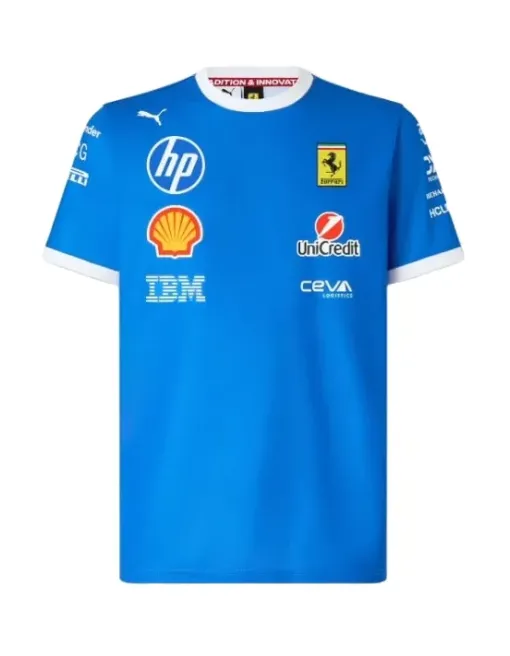 T-Shirt Team Scuderia Ferrari Hp Monza 2025