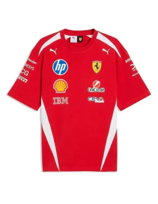 T-Shirt Team Scuderia Ferrari 2026
