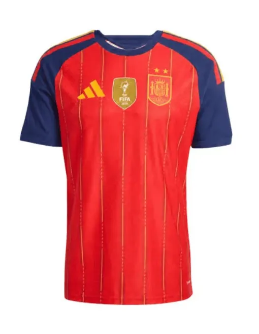 Jersey Spain Home 2026 Authentic - 2 Stars