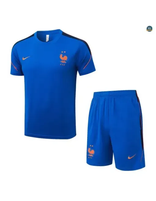 Jersey Training Football France + Shorts 2026/27 Blue