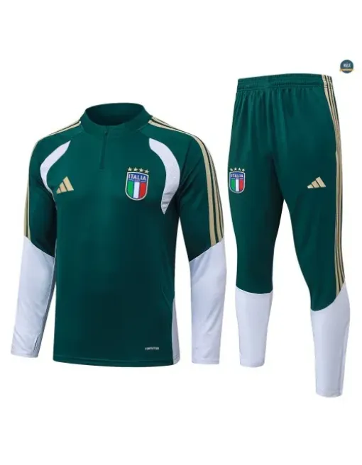 Tracksuit football Italy 2026/27 Green Blackish