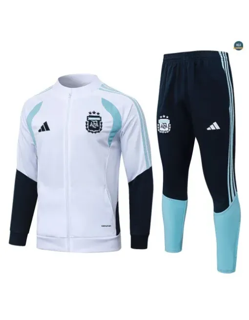 Jacket Tracksuit Kids football Argentina 2026/27 White