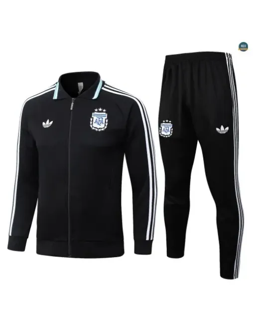 Jacket Tracksuit Kids football Argentina 2026/27 Black
