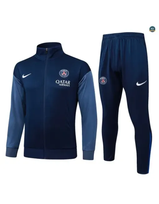 Jacket Tracksuit Kids football PSG 2026/27 Blue Marine/Grey