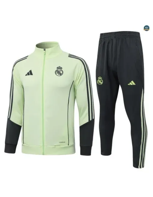 Jacket Tracksuit Kids football Real Madrid 2026/27 Green/Grey/Green