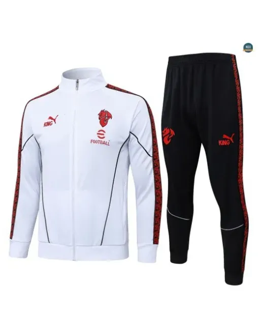 Jacket Tracksuit football AC Milan 2026/27 White