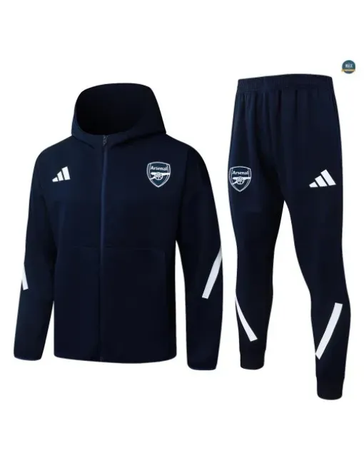 Jacket Tracksuit football hooded Arsenal 2026/27 Blue Marine