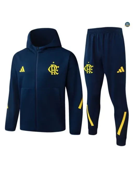 Jacket Tracksuit football hooded Flamengo 2026/27 Blue Marine