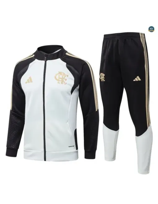 Jacket Tracksuit football Flamengo 2026/27 White Off-white