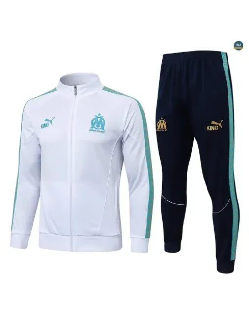 Jacket Tracksuit football Marseille 2026/27 White