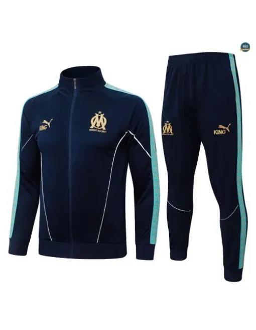 Jacket Tracksuit football Marseille 2026/27 Blue Marine