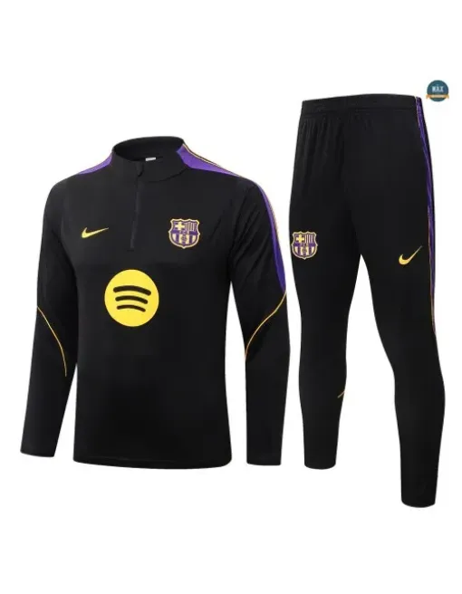 Tracksuit Kids Football Barcelona 2026/27 Black