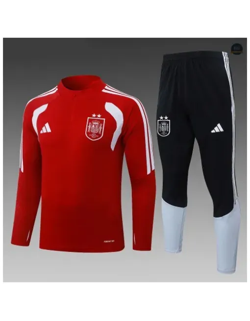 Tracksuit Kids Football Spain 2026/27 Red 2 stars