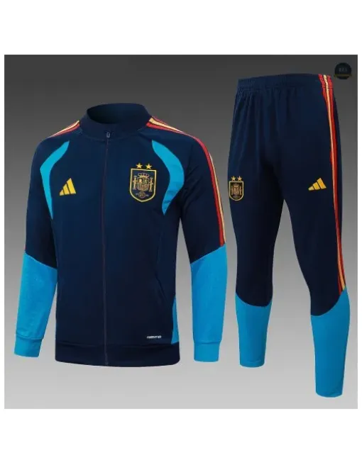 Jacket Tracksuit Football Spain 2026/27 2 stars Blue M