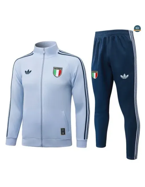 Jacket Tracksuit Football Italy 2026/27 Light Blue