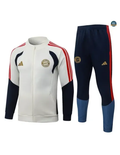 Jacket Tracksuit Kids Football Bayern Munich 2026/27 White