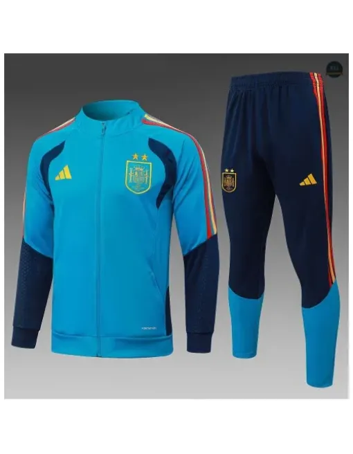 Jacket Tracksuit Kids Football Spain 2026/27 Blue 2 é