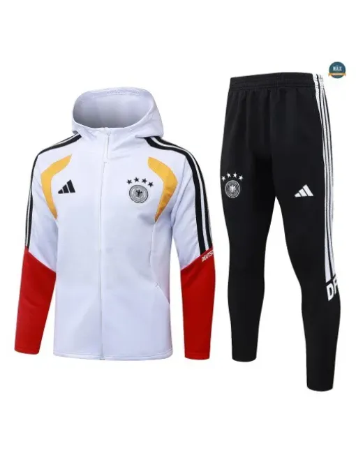 Jacket Tracksuit Football Germany Hooded 2026/27 Blan