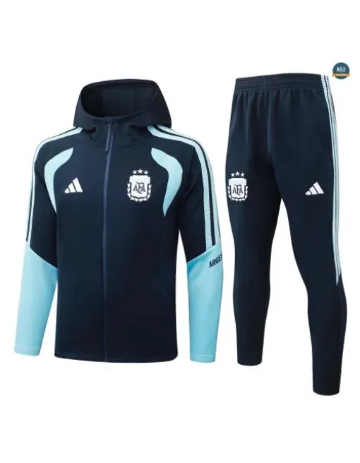 Jacket Tracksuit Football Argentina Hooded 2026/27 Ble