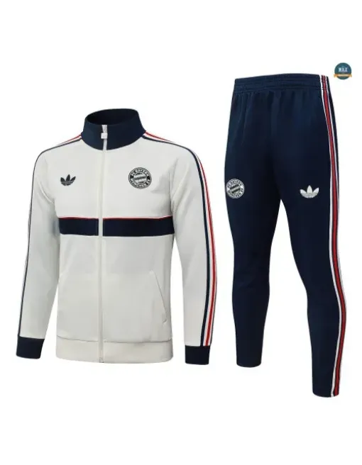 Jacket Tracksuit Football Bayern Munich 2026/27 White cass