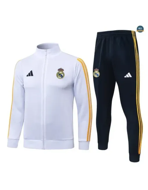 Jacket Tracksuit Football Real Madrid 2026/27 White/Yellow