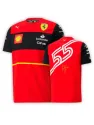 T-Shirt Team Scuderia Ferrari 2022 - Carlos Sainz