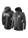 Jacket Zipped hooded Brooklyn Nets - Black