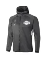 Jacket Zipped hooded Los Angeles Lakers - Black