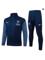 Jacket Tracksuit Kids football PSG 2026/27 Blue Marine/Grey