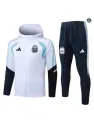 Jacket Tracksuit Football Argentina Hooded 2026/27 White