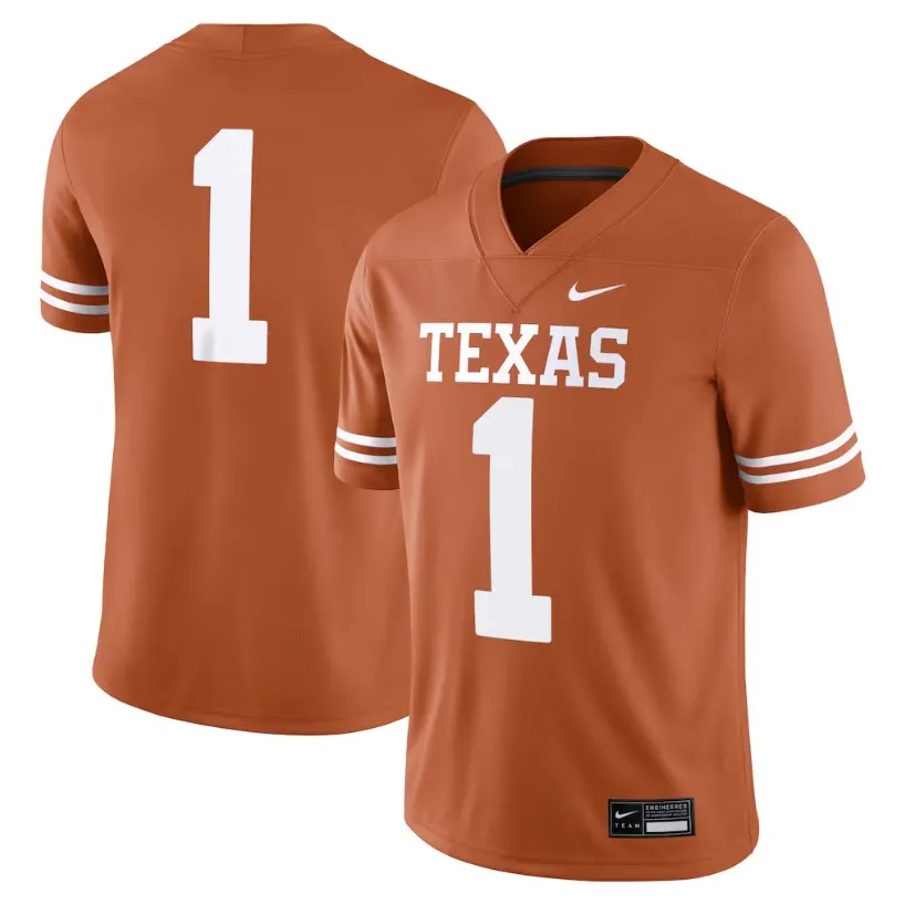 1 Texas Longhorns - Orange