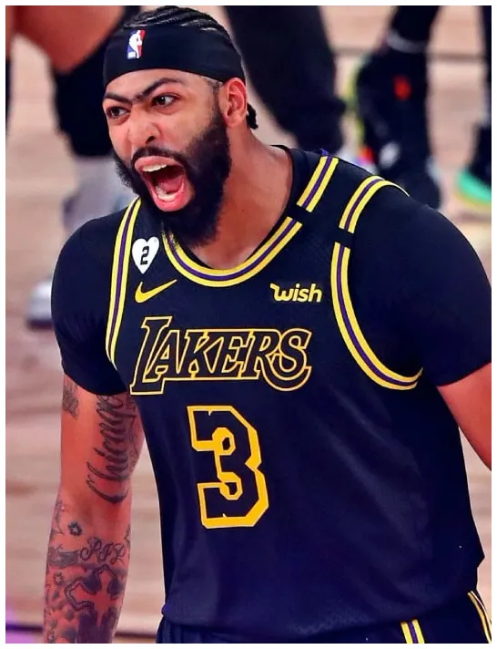 Anthony Davis Los Angeles Lakers Black Mamba
