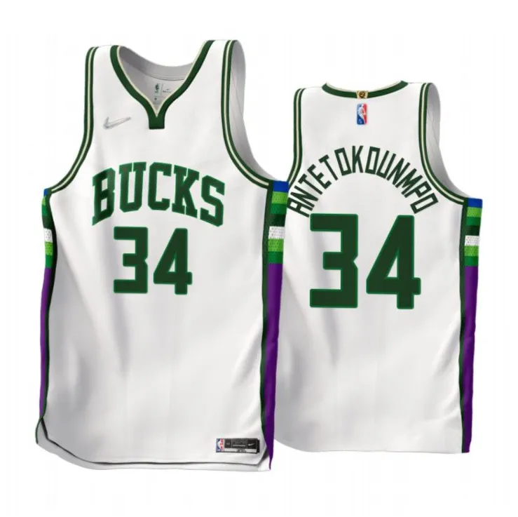 Giannis Antetokounmpo Milwaukee Bucks 2021/22 - City Edition