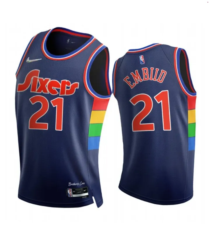 Joel Embiid Philadelphia 76ers 2021/22 - City Edition