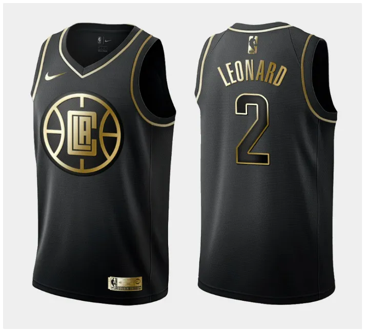 Kawhi Leonard Los Angeles Clippers - Black/gold