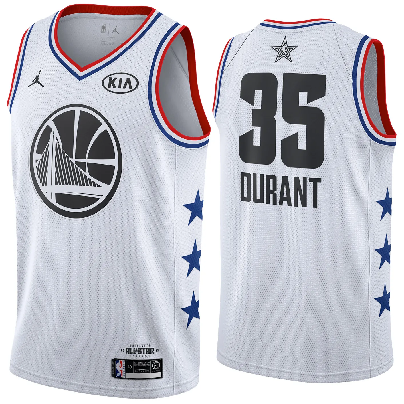 Kevin Durant - 2019 All-star White