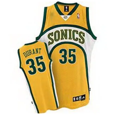 Kevin Durant Seattle Supersonics [jaune]