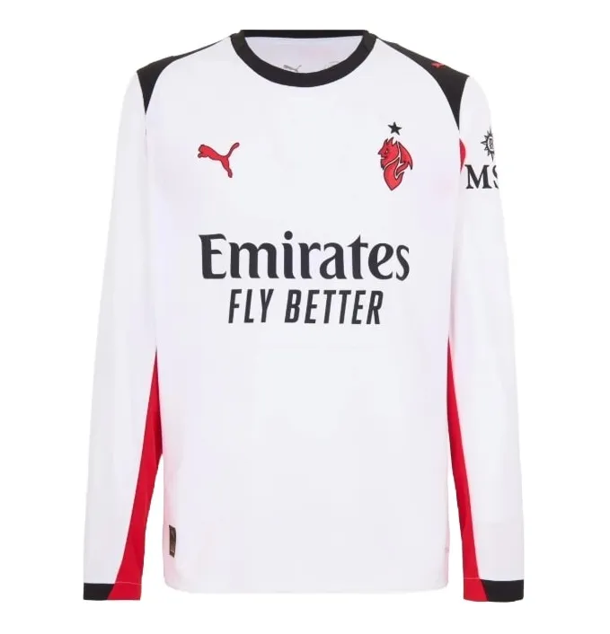 Maillot Ac Milan Extérieur 2025/26 Ml