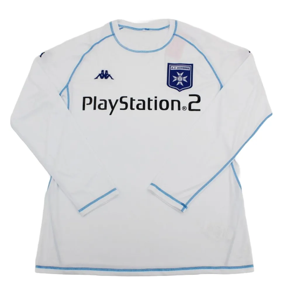 Maillot Aj Auxerre Domicile 2003/04 Ml