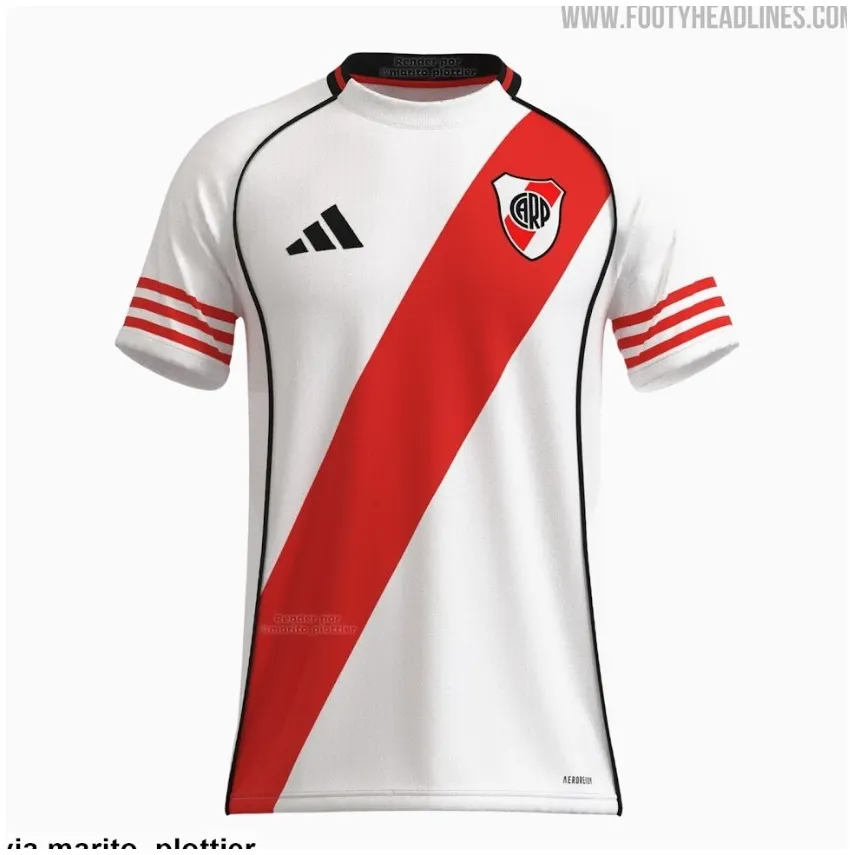 Maillot River Plate Domicile 2025/26 - Authentic
