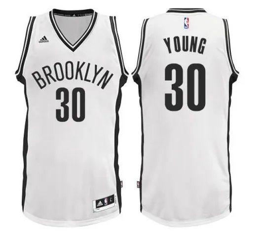 Thaddeus Young Brooklyn Nets - White